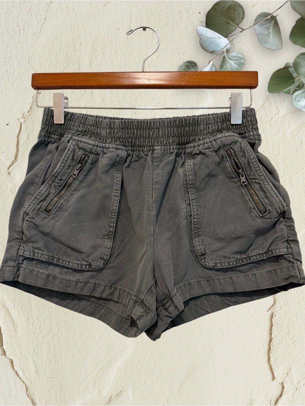 Short aerie Green Olivo Utility Cargo Shorts Size XS